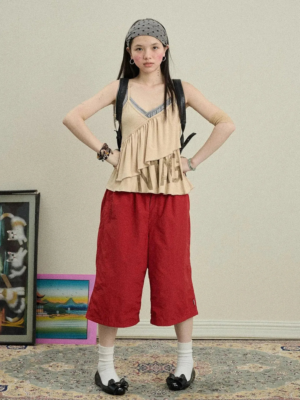 Chestnut Tree Print Camisole