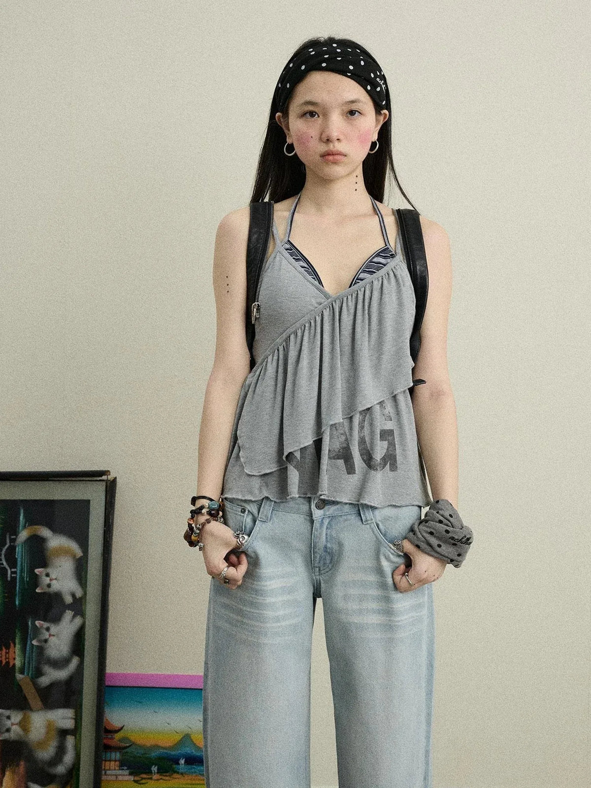Chestnut Tree Print Camisole