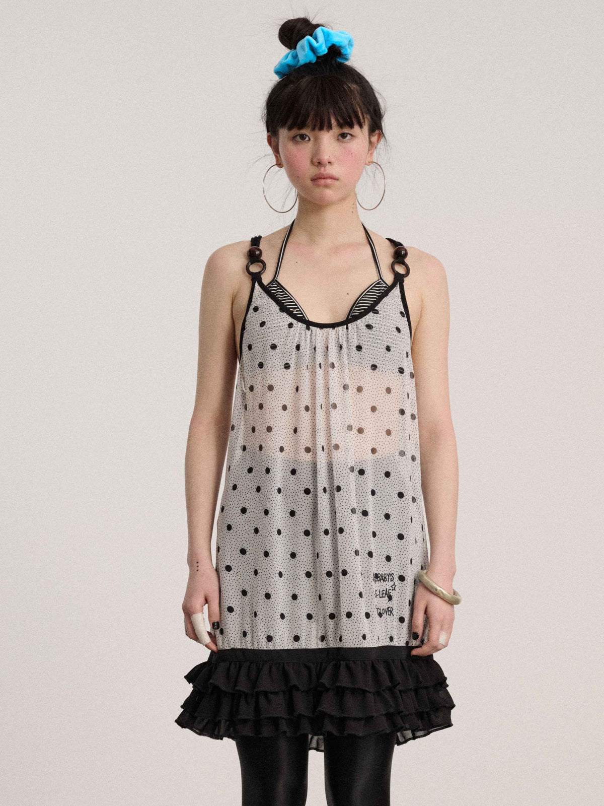 Commuter Polyester A Line Sleeveless Round Neck Women Casual Mini Dresses