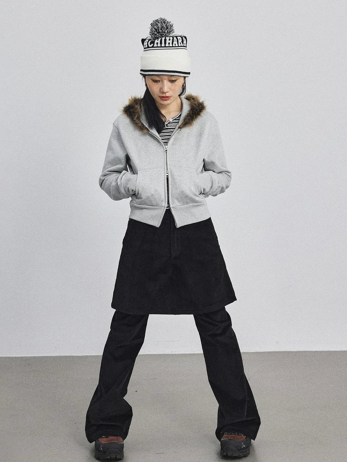 Cozy Fluffy Cropped Sweatshirt