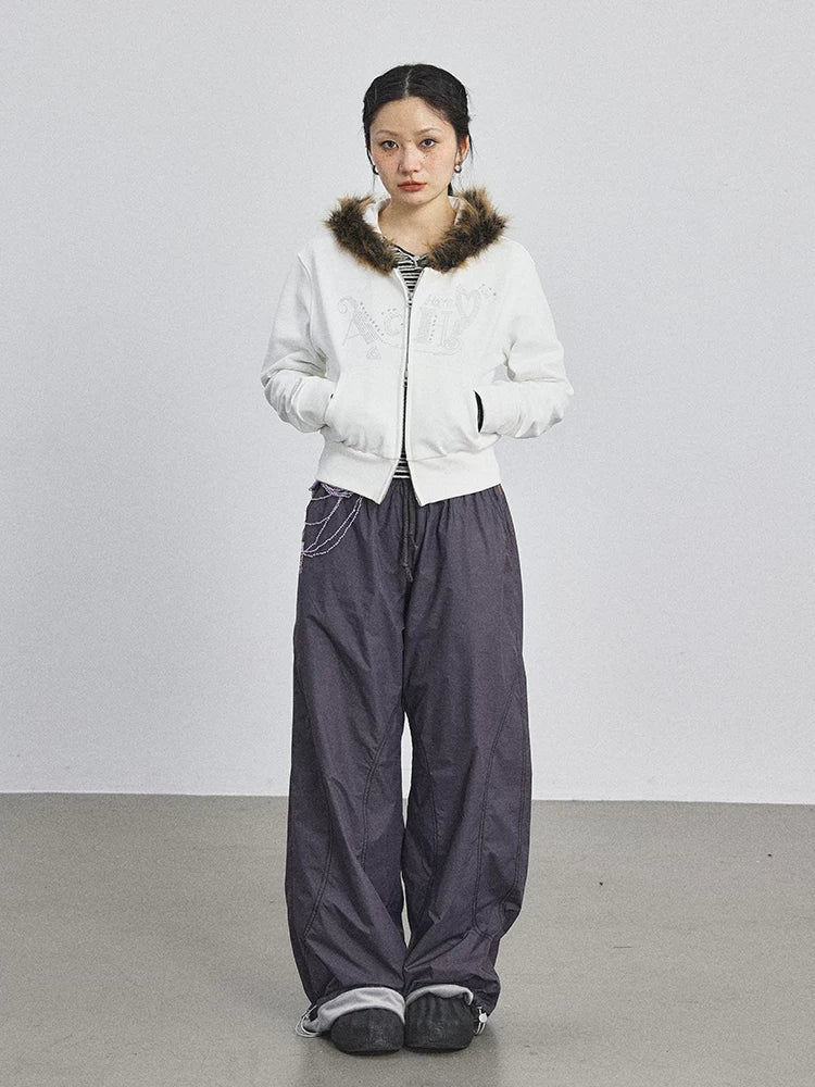 Cozy Fluffy Cropped Sweatshirt