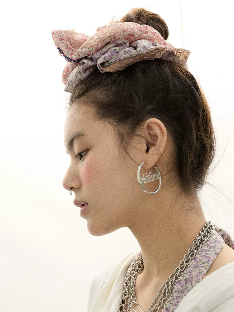 Orbit Star Earrings Chic Celestial Hoops