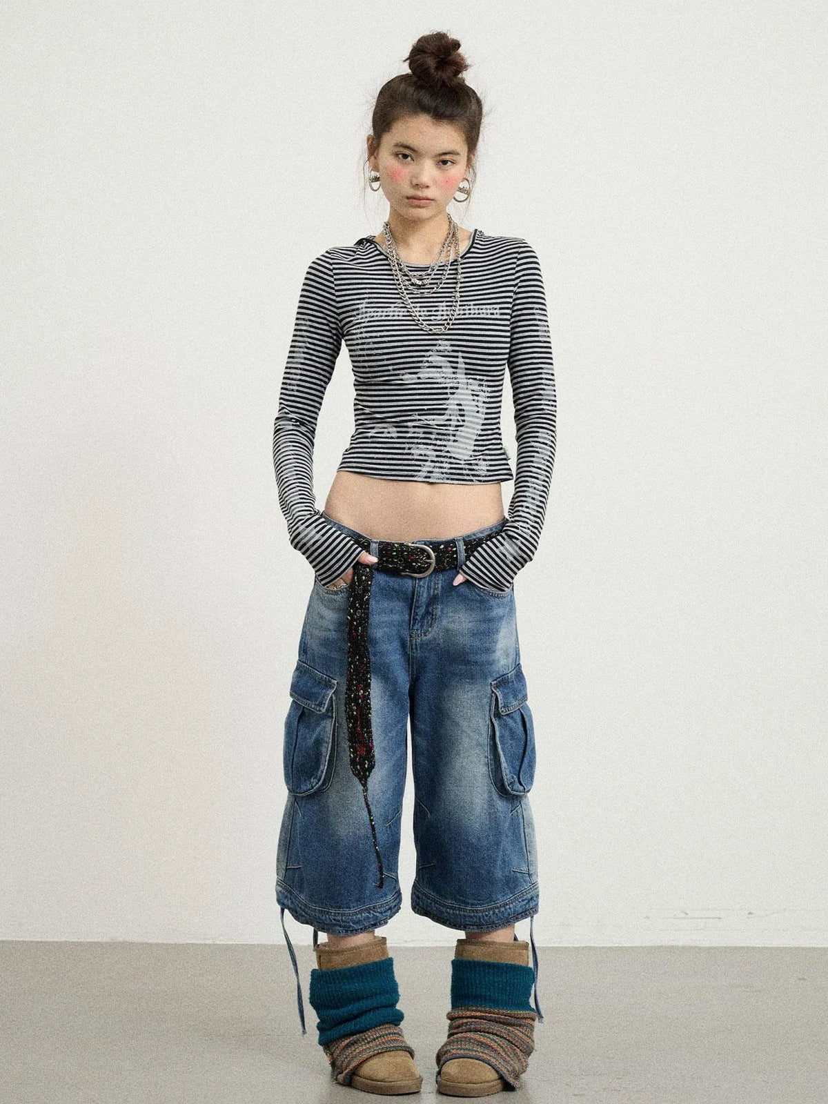 Salome Summer Tee With Moon Print