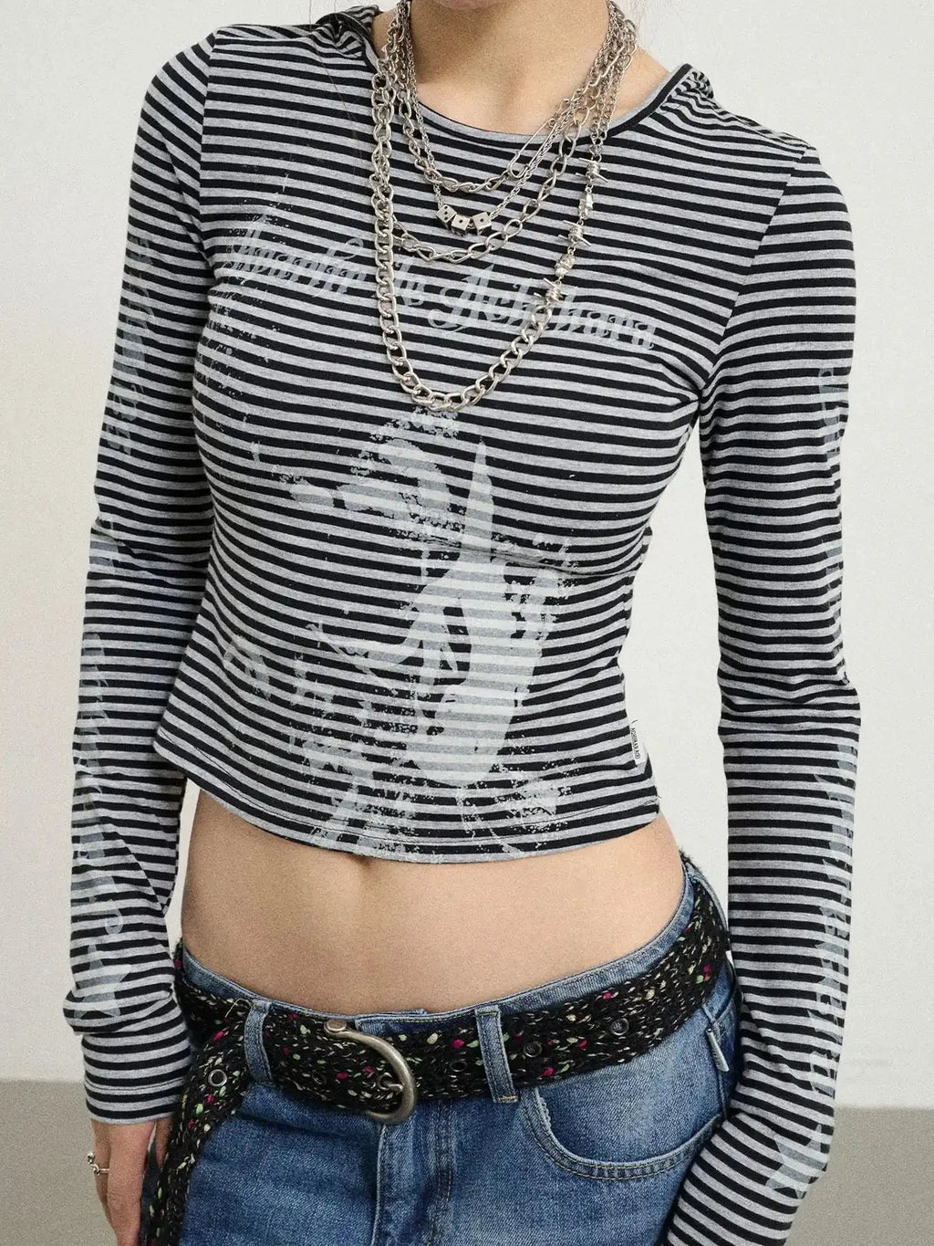 Salome Summer Tee With Moon Print