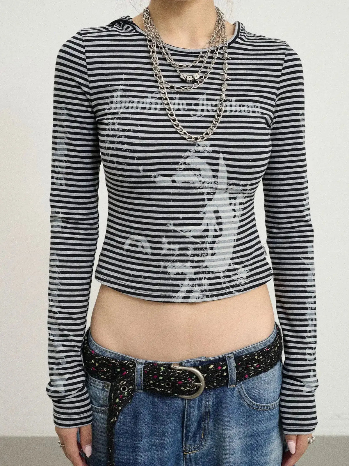 Salome Summer Tee With Moon Print