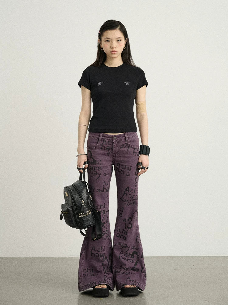 Sleepless Stars Embroidered Tee