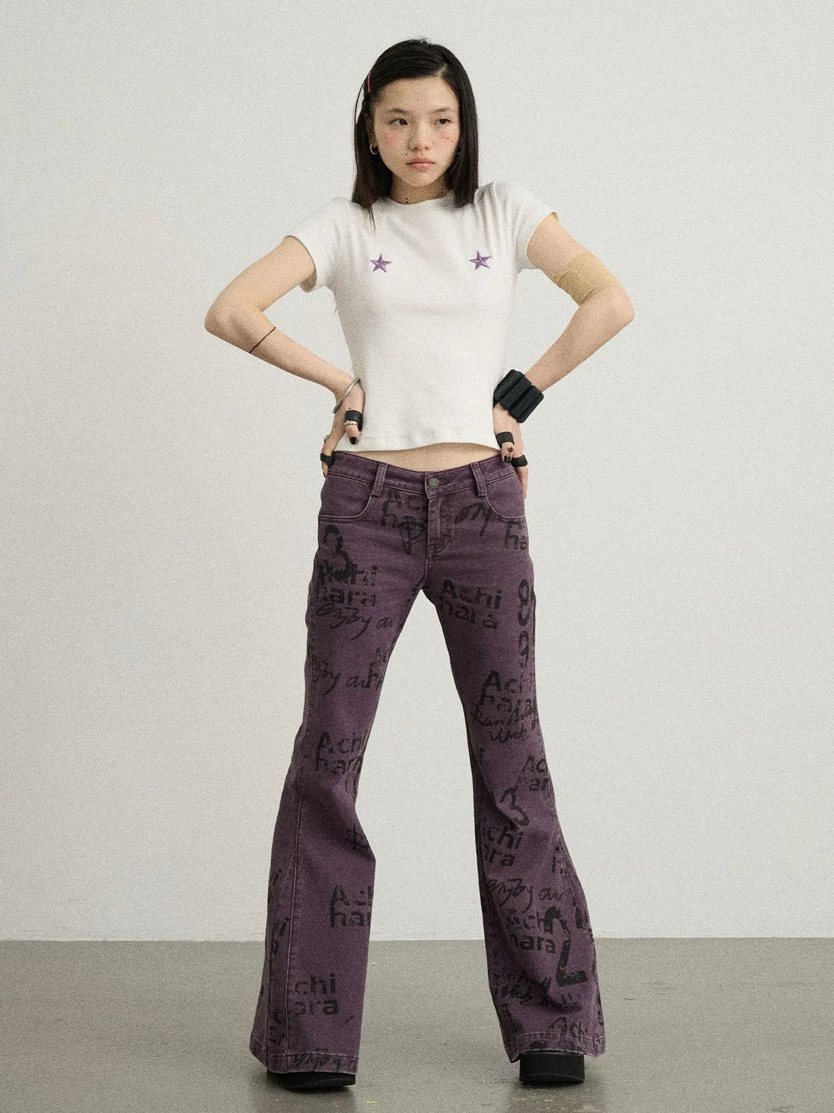 Sleepless Stars Embroidered Tee