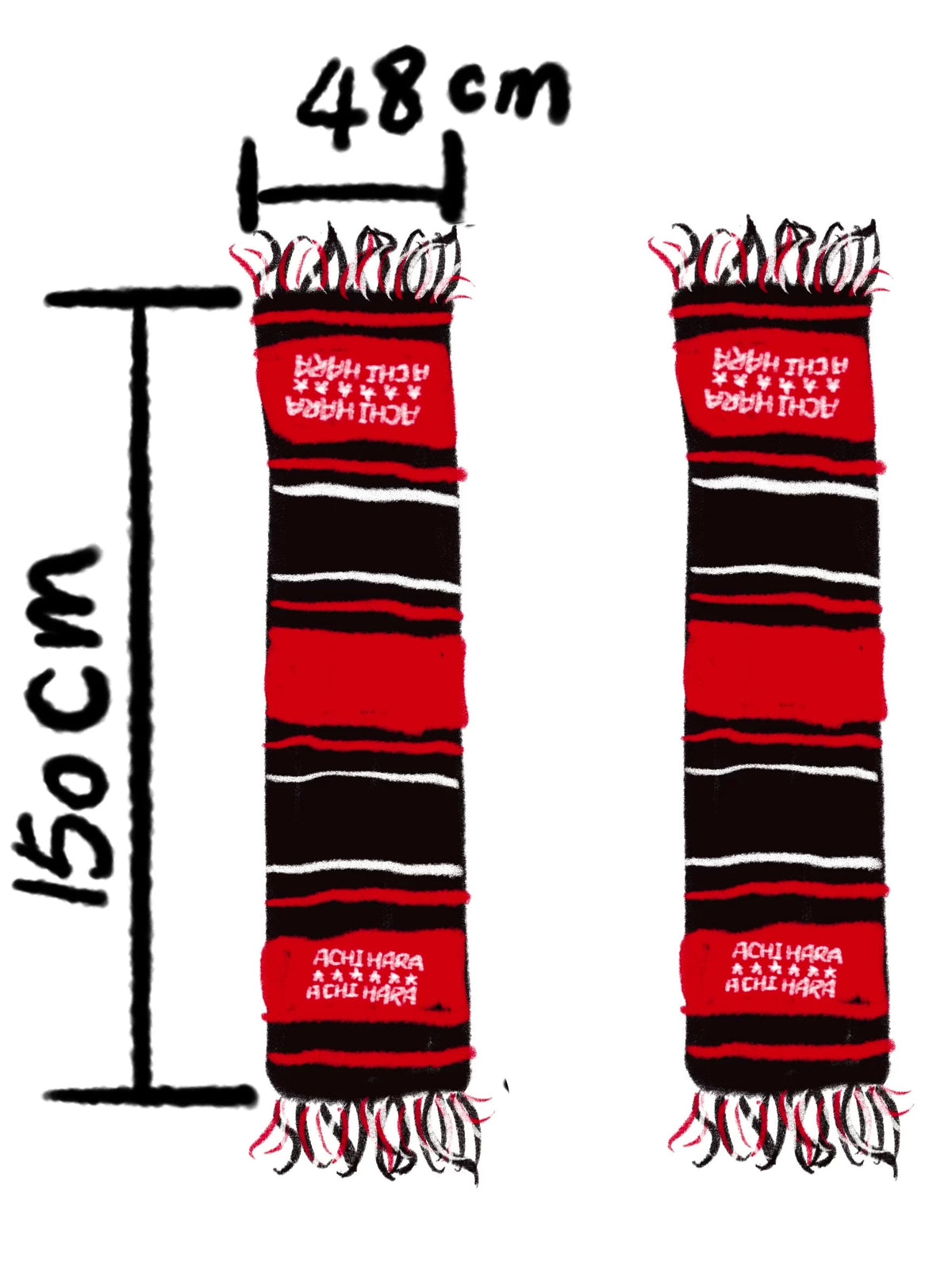 Soft Cozy Acrylic Korean Style Rectangular Unisex Red Black Plaid Scarf