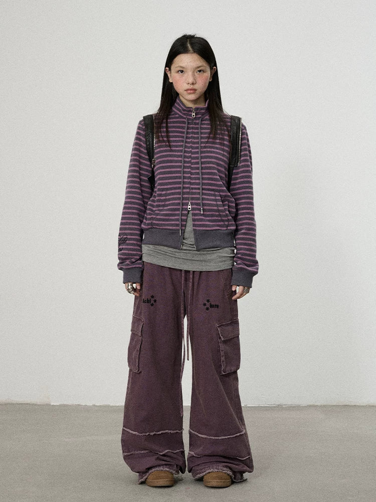 Striped Mushroom Sweatshirt