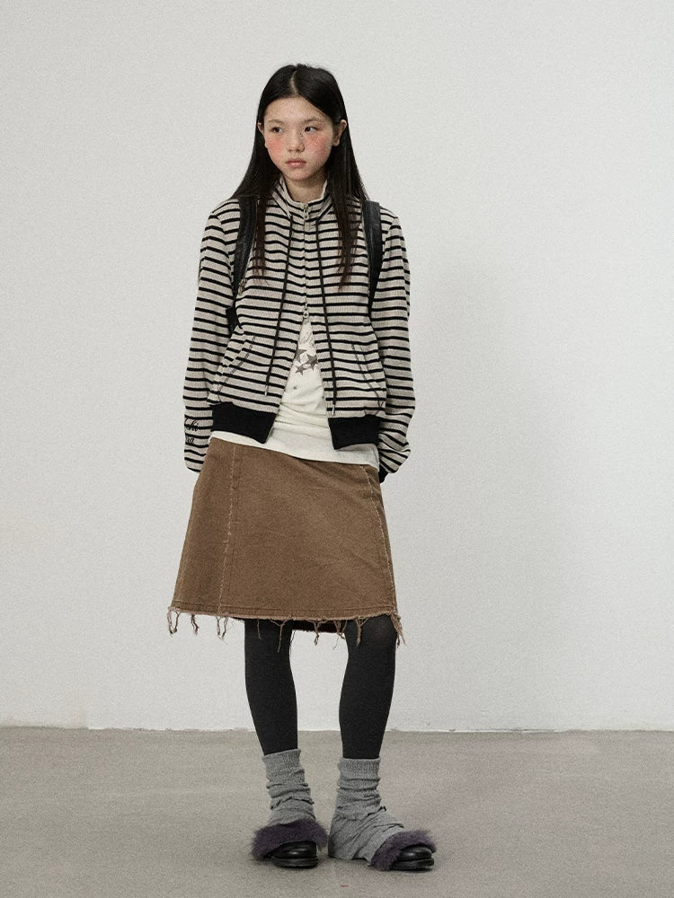 Striped Mushroom Sweatshirt