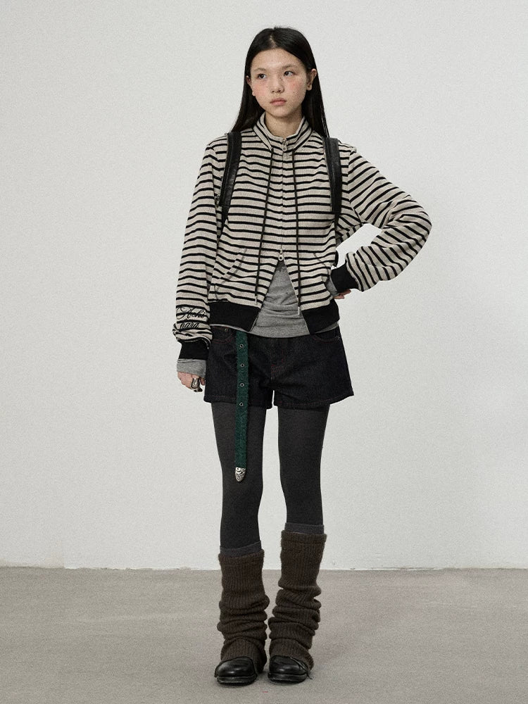 Striped Mushroom Sweatshirt