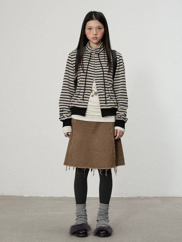Striped Mushroom Sweatshirt