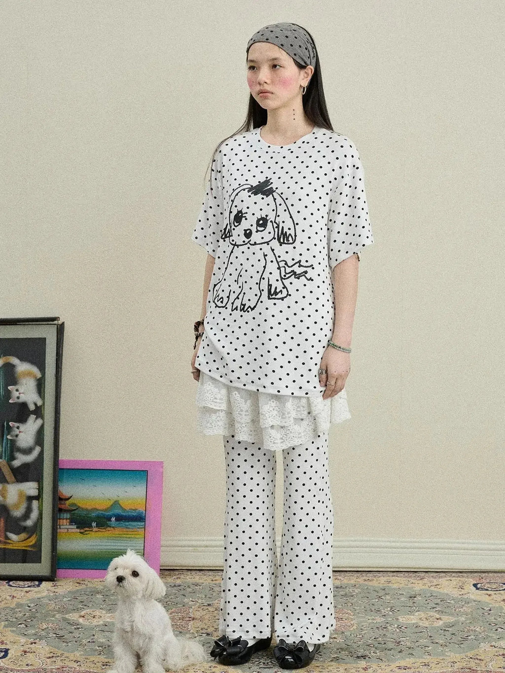 Toee Flared Knit Pants