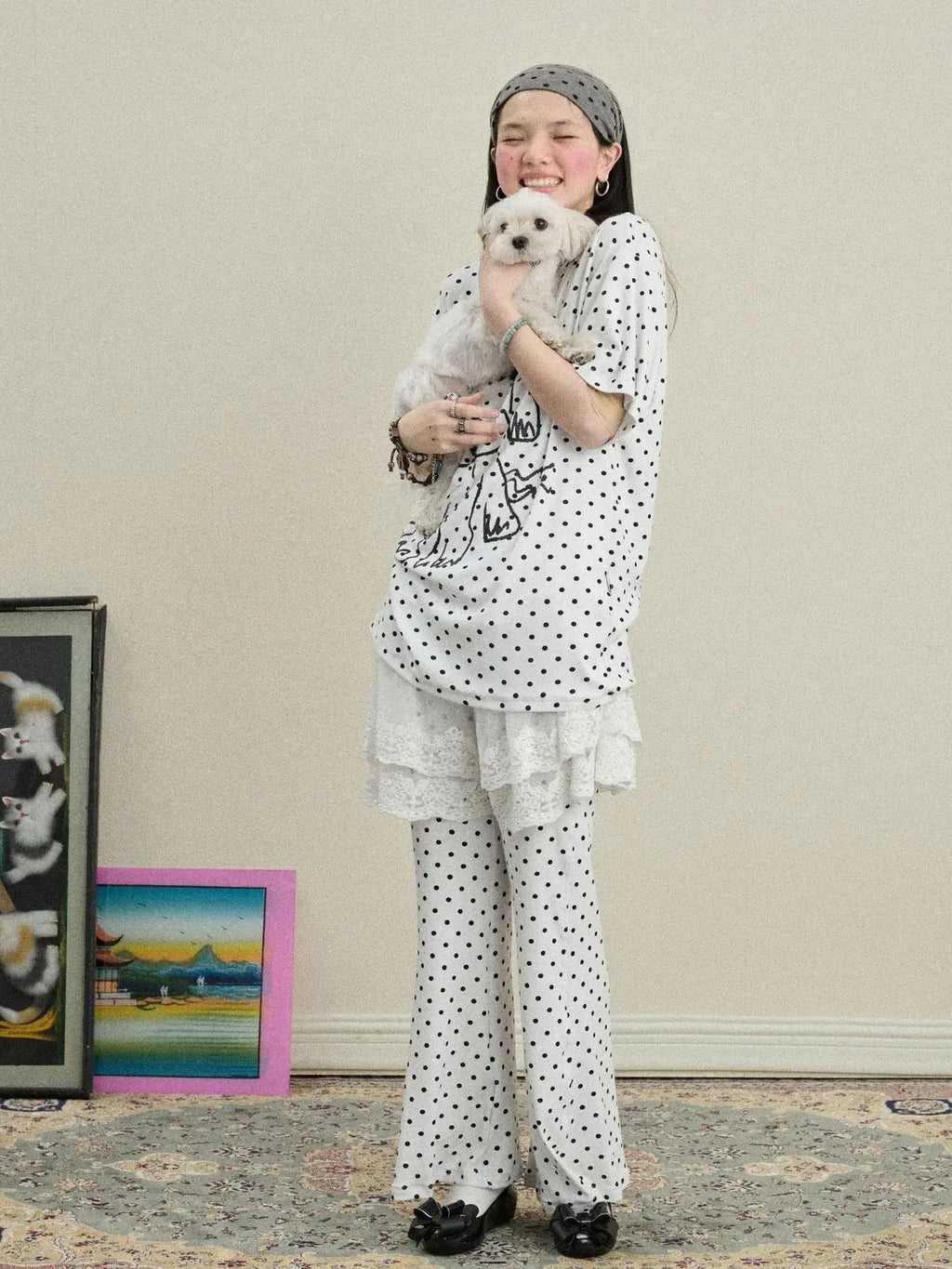 Toee Flared Knit Pants