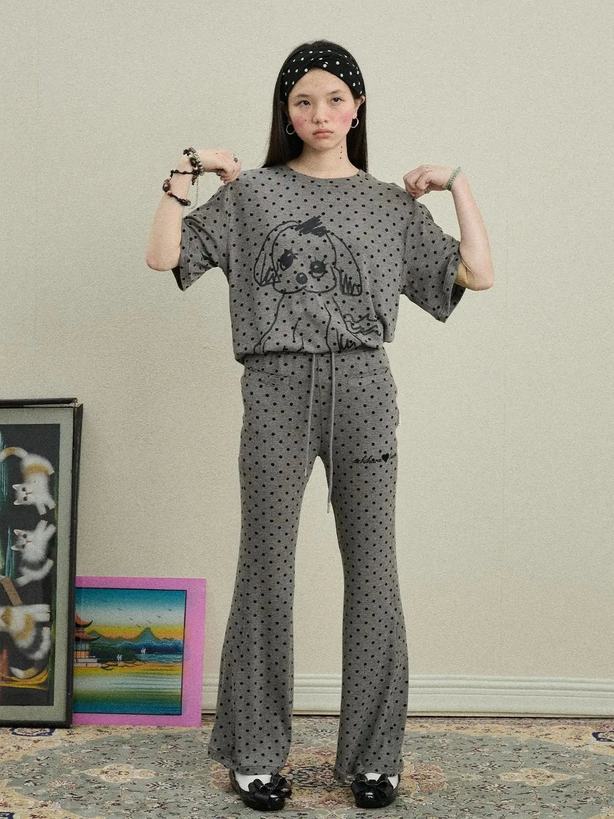 Toee Flared Knit Pants