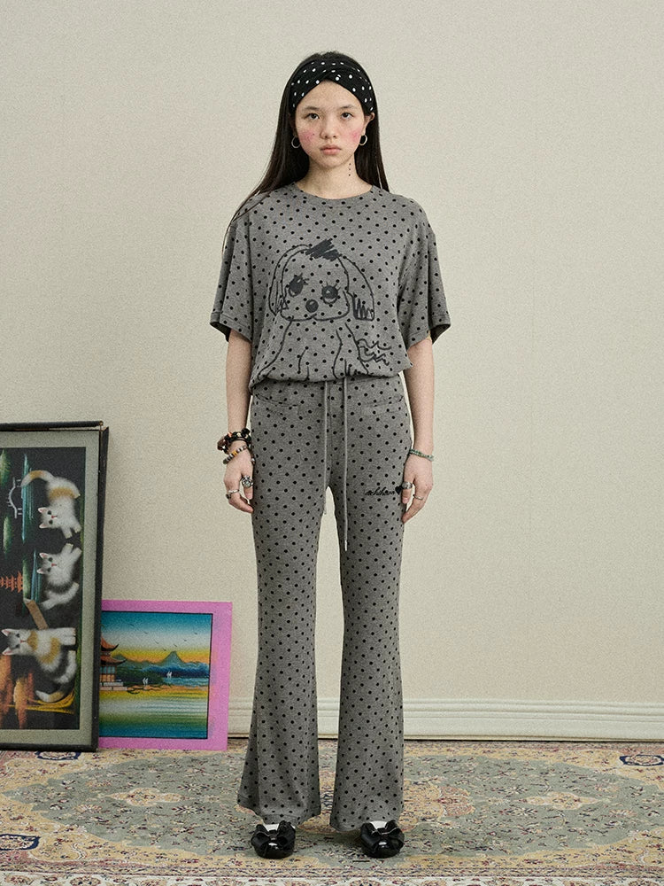 Toee Flared Knit Pants