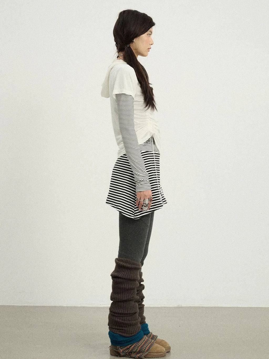 Versatile Drawstring Tee For Year Round Layering