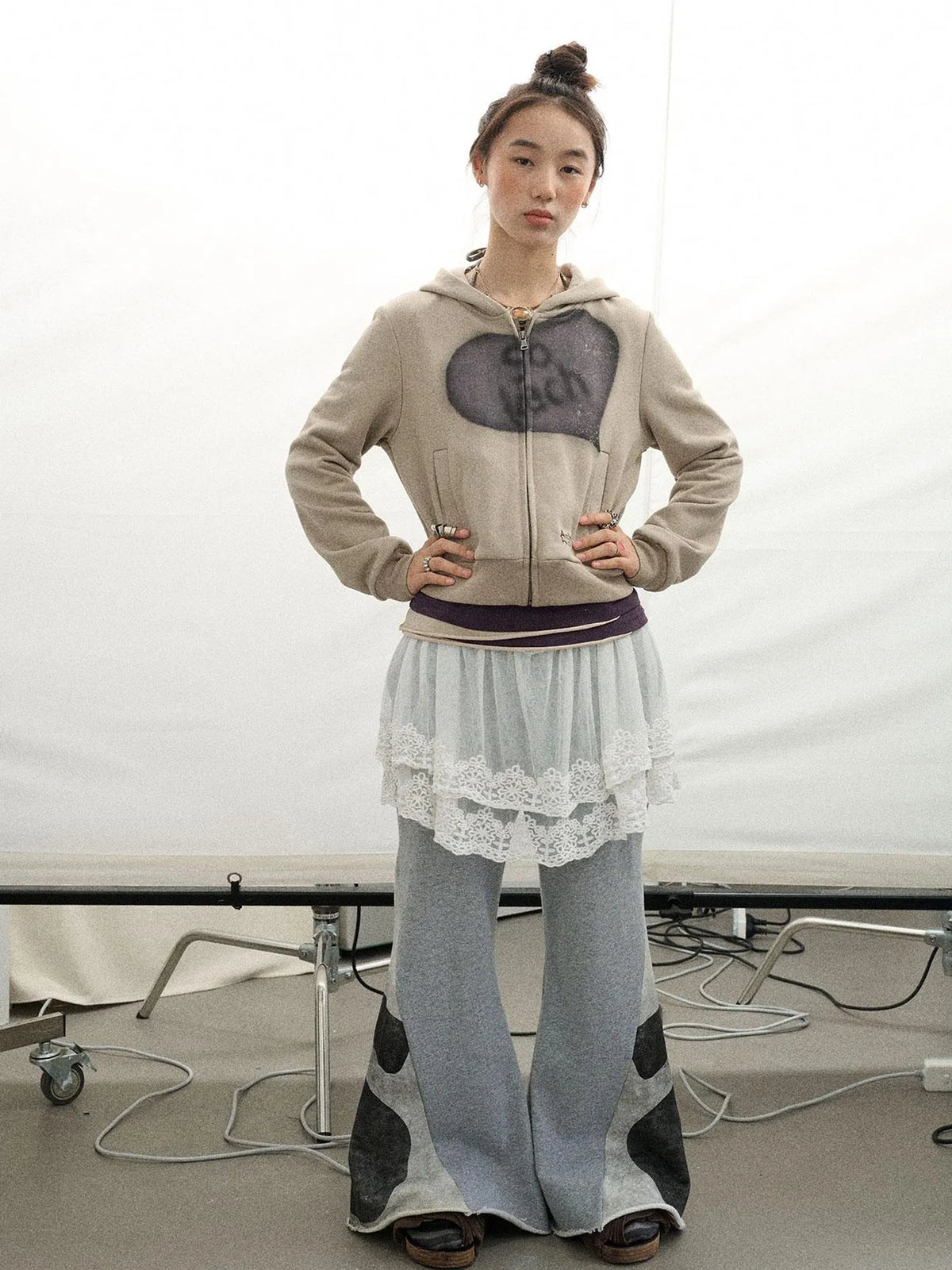 Weekend Bliss Cropped Hoodie
