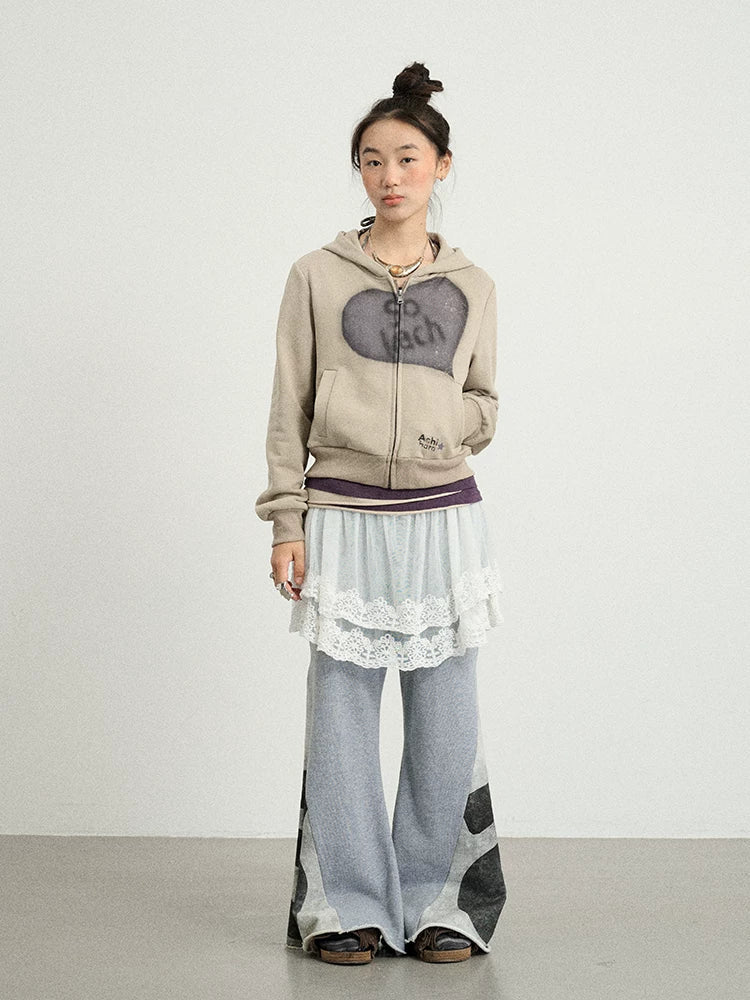 Weekend Bliss Cropped Hoodie