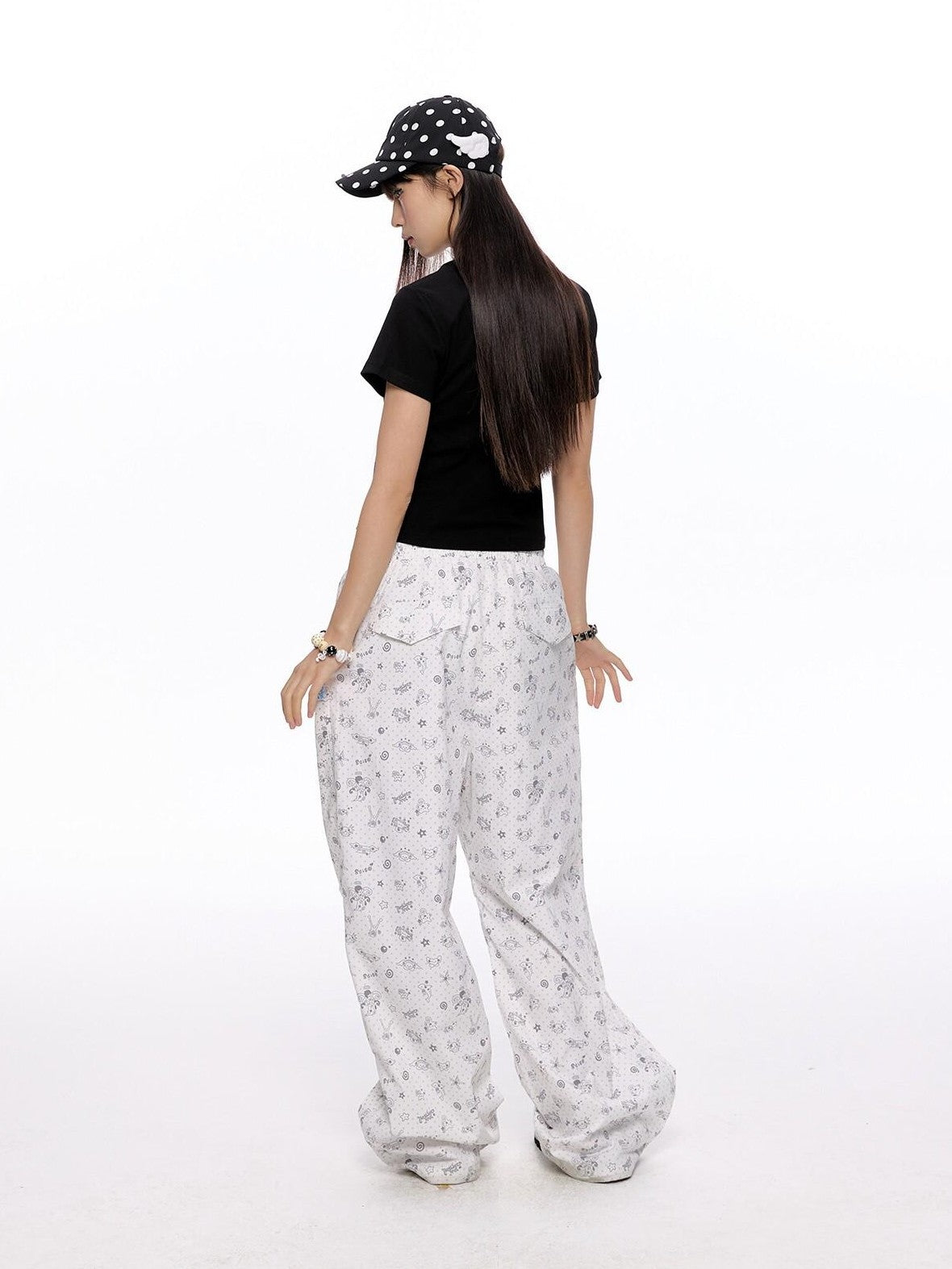 Cropped Tricolor Letter Print Women's Viscose Blend Short Sleeve T-shirts