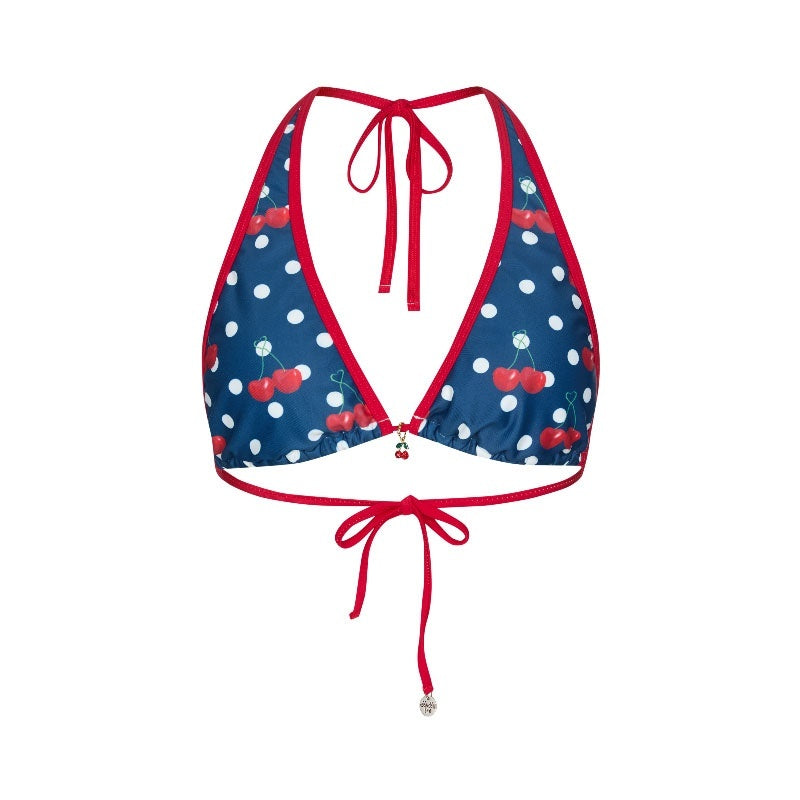 Striped Contrast Multicolor Pendant Women's Polyester Spandex Bikinis