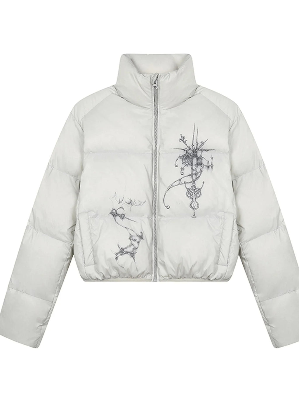 Alchemy Inspired Quilted Nylon Jacket