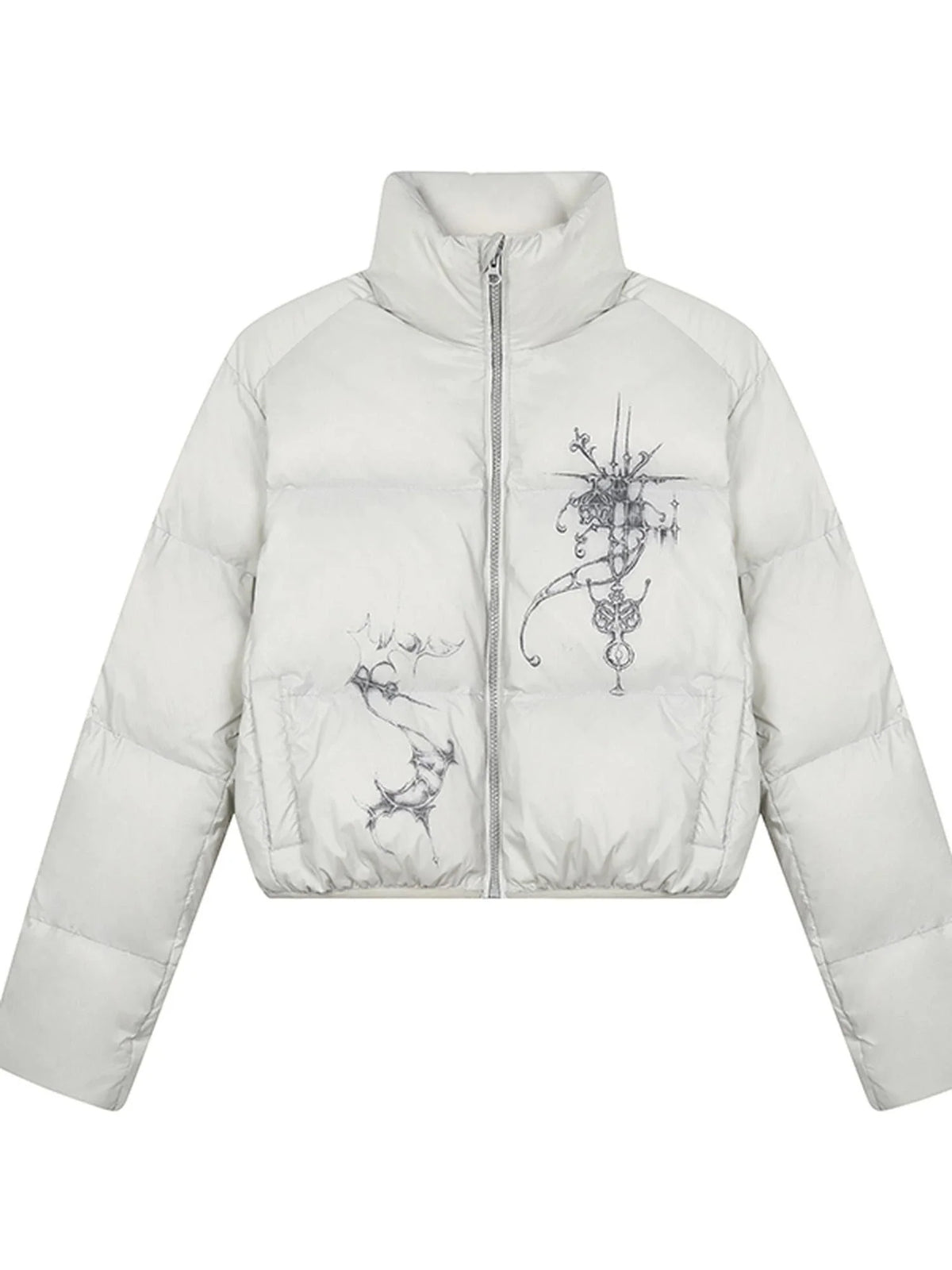 Alchemy Inspired Quilted Nylon Jacket