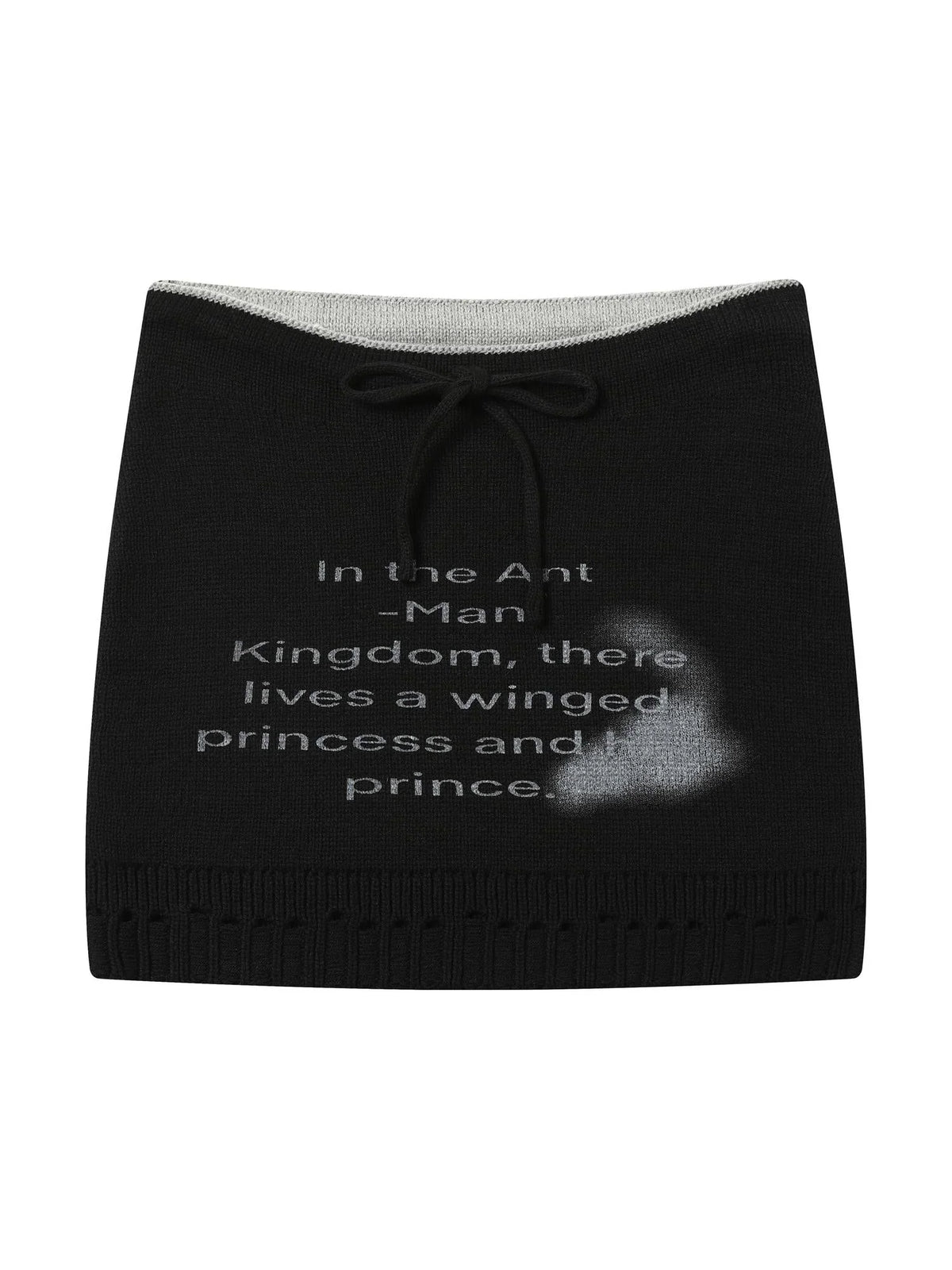 Breathable Knit A-Line Skirt