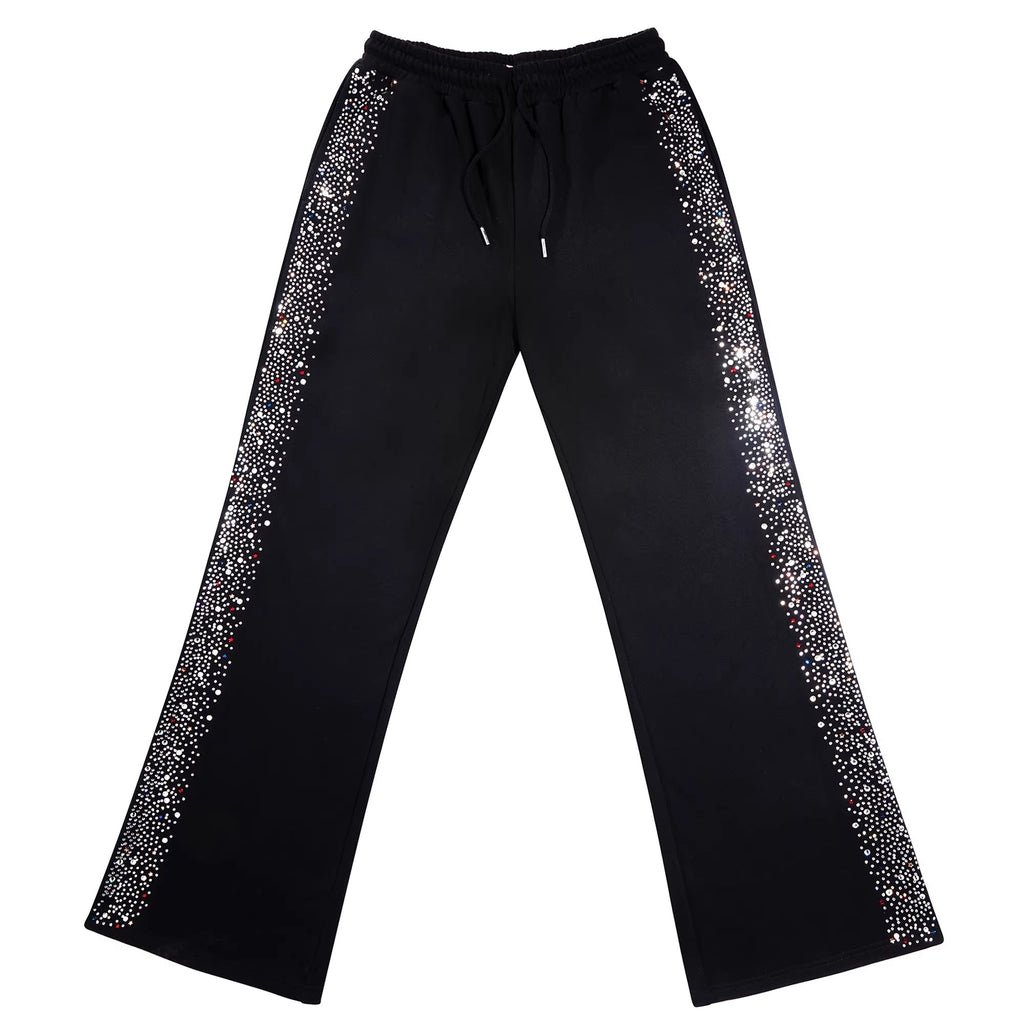 Asymmetrical High Waist Loose Straight Leg 100 Percent Cotton Versatile Pants