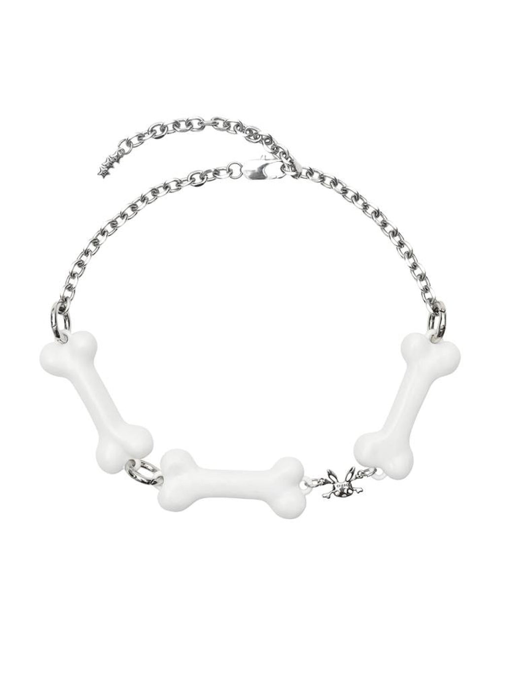 Bone Bead Choker Necklace