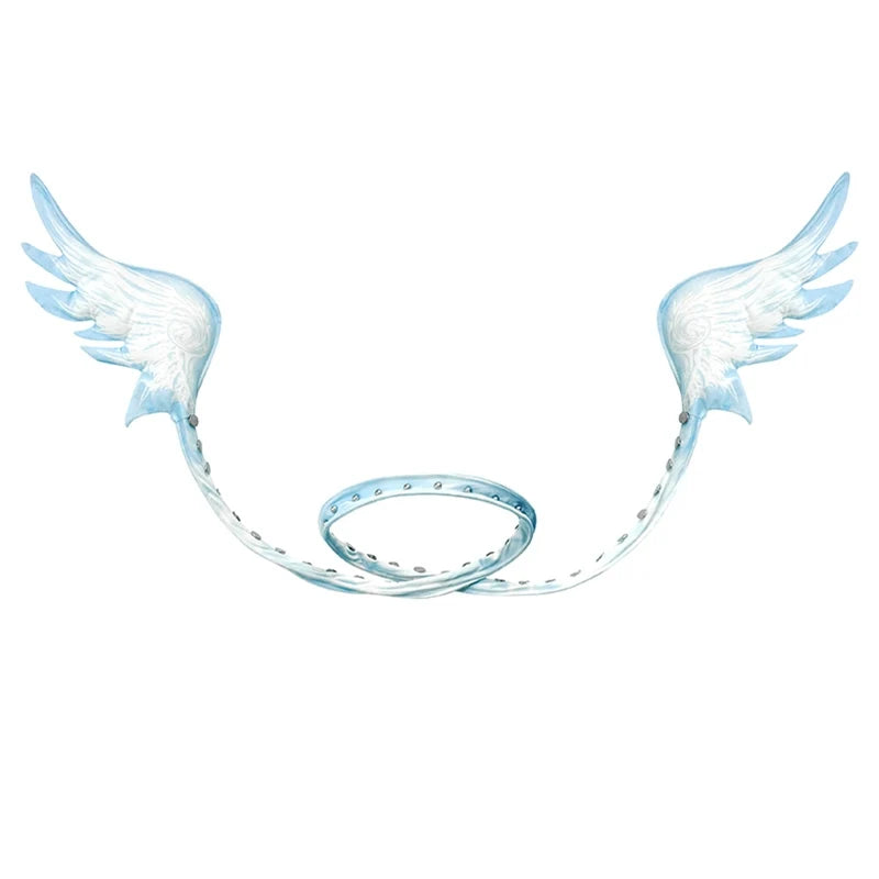 Crystal Angel Wing Collar Necklace