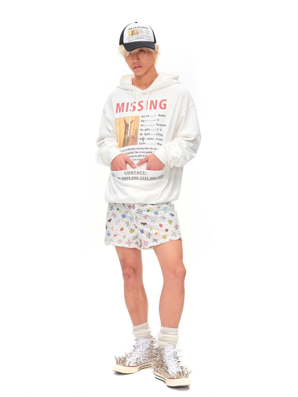 Kangaroo Letter Print Hooded Women'S Cotton Graphic Sweatshirts