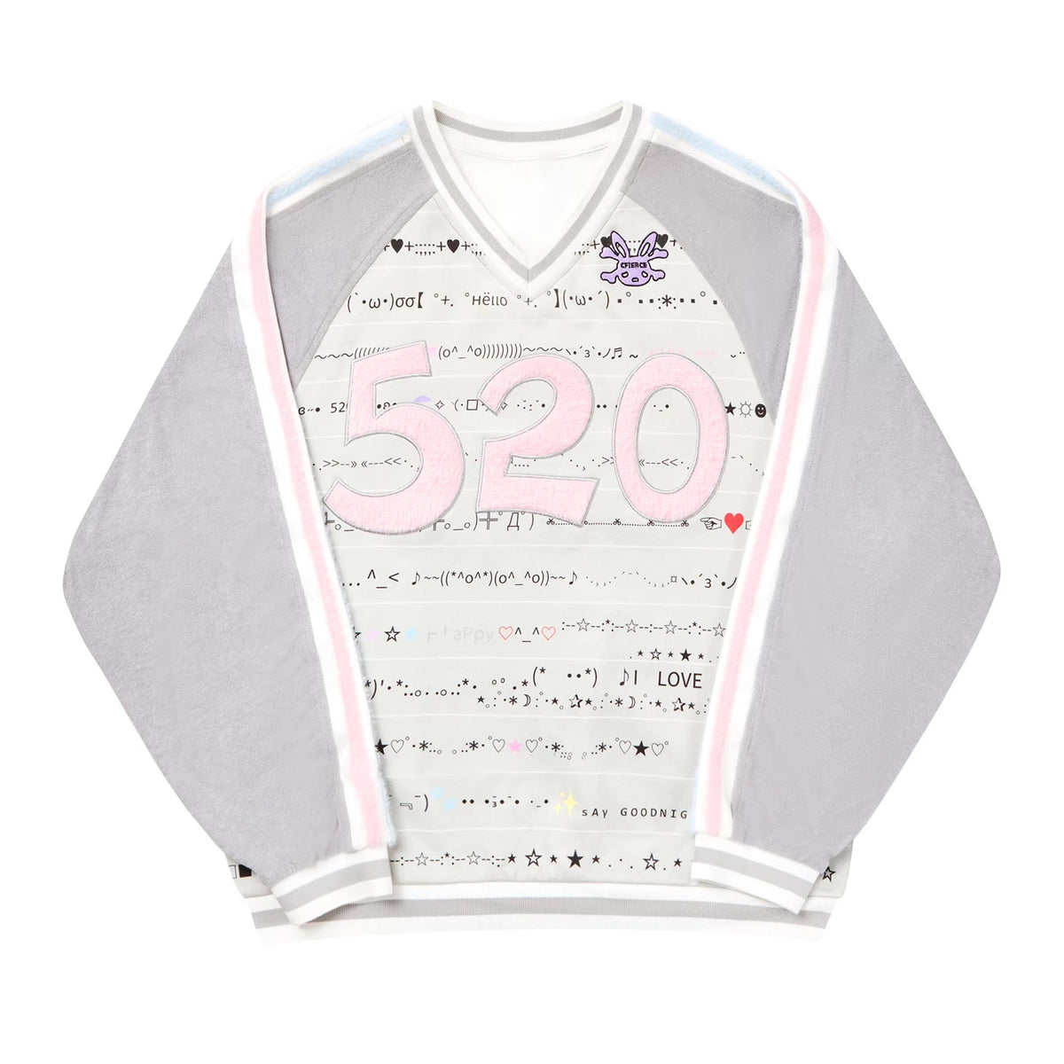 Pure Cotton Loose Fit Street V Neck Pullover Casual Gray Hoodies