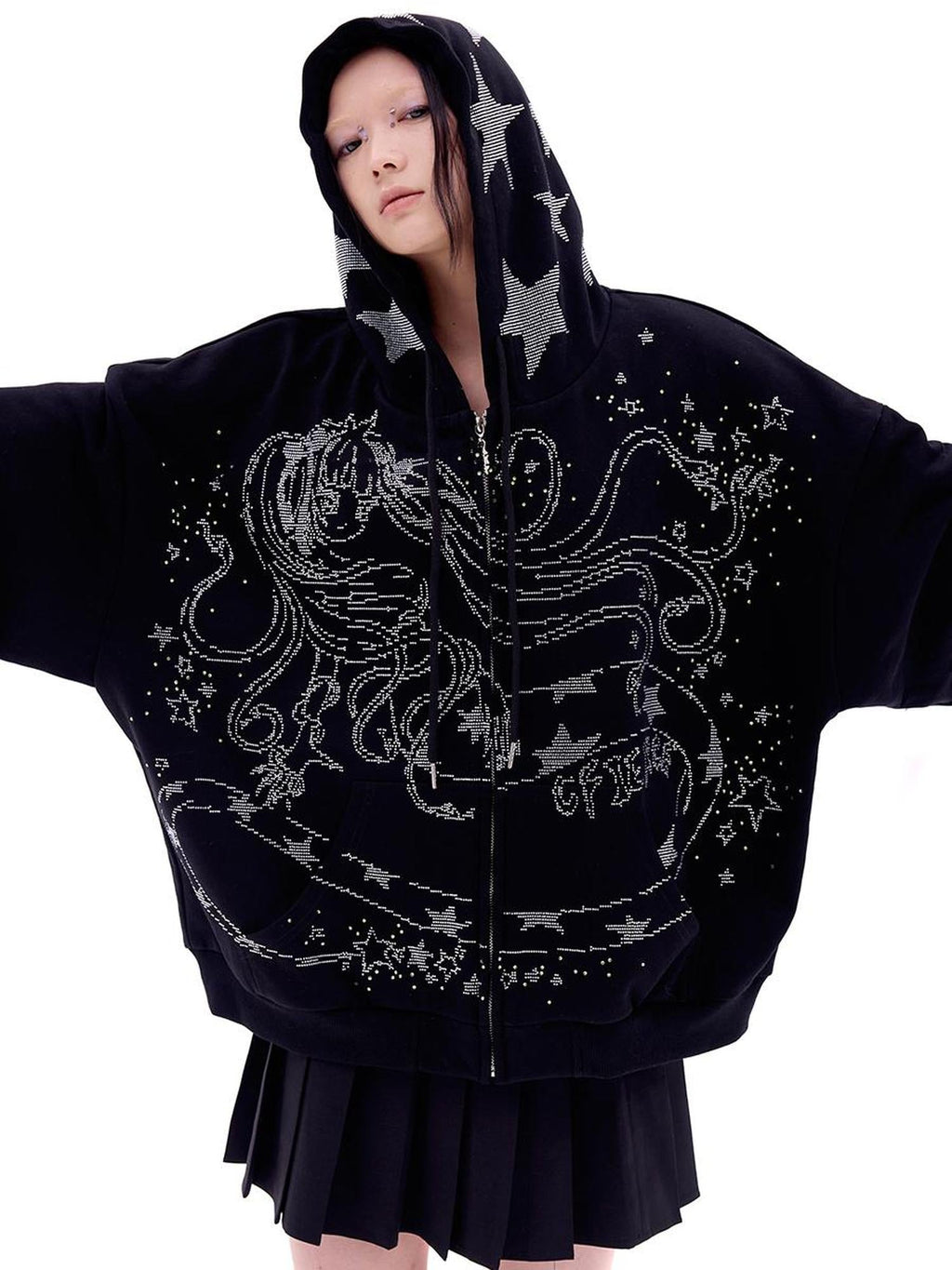 Snake Year Glitter Hoodie