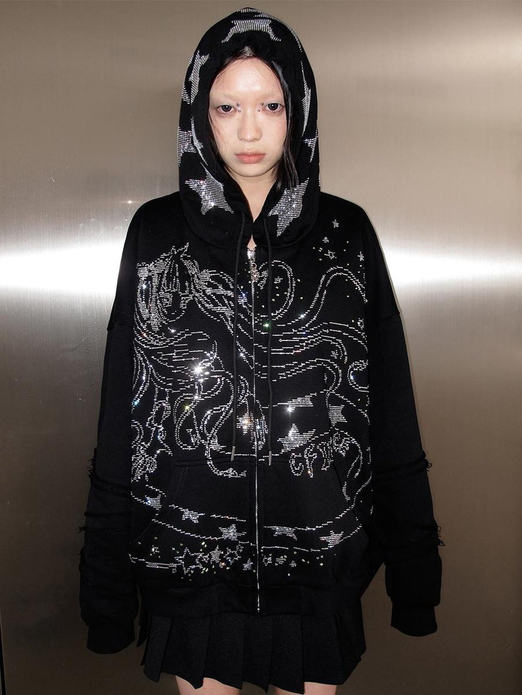 Snake Year Glitter Hoodie