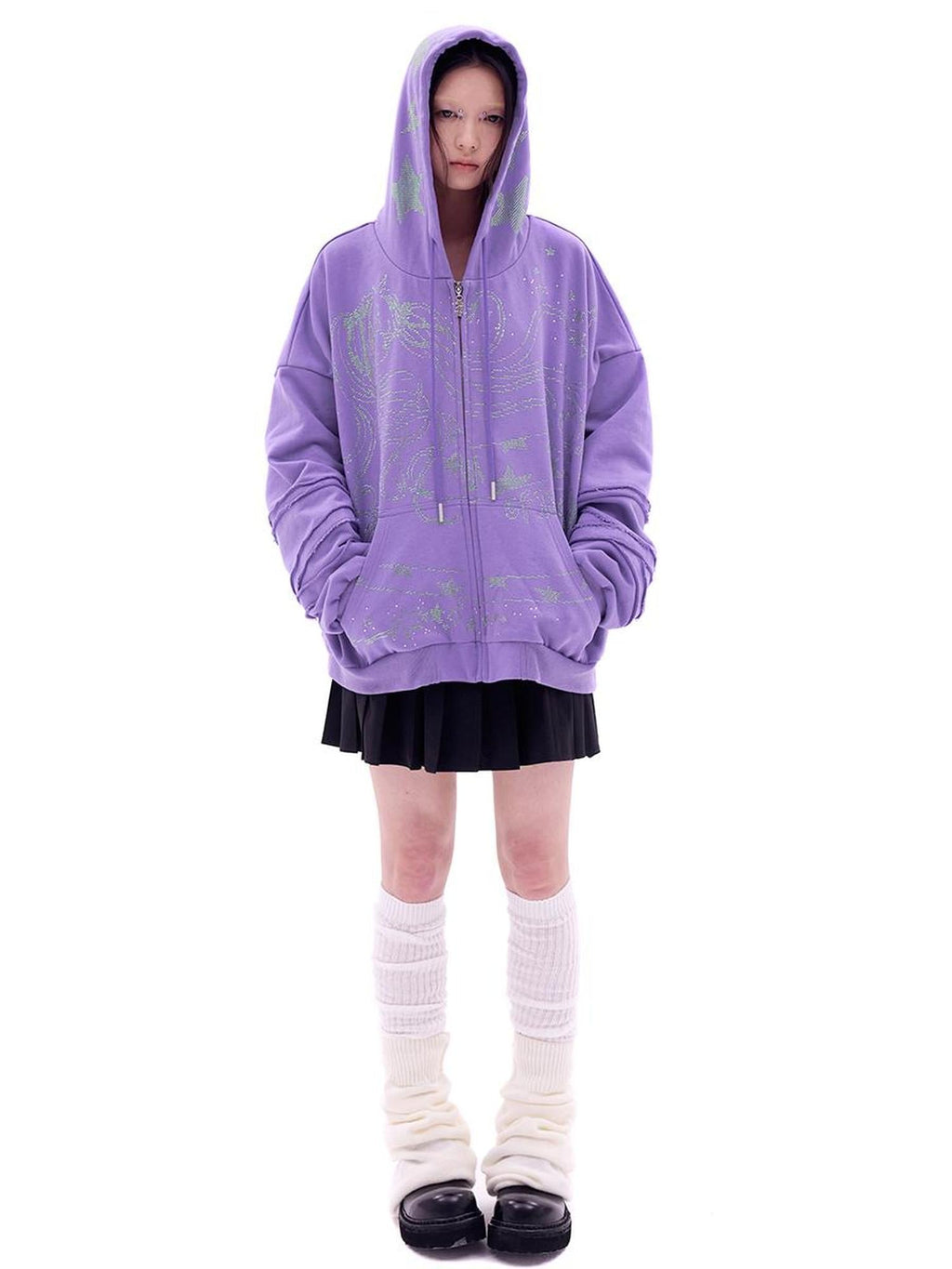 Snake Year Glitter Hoodie