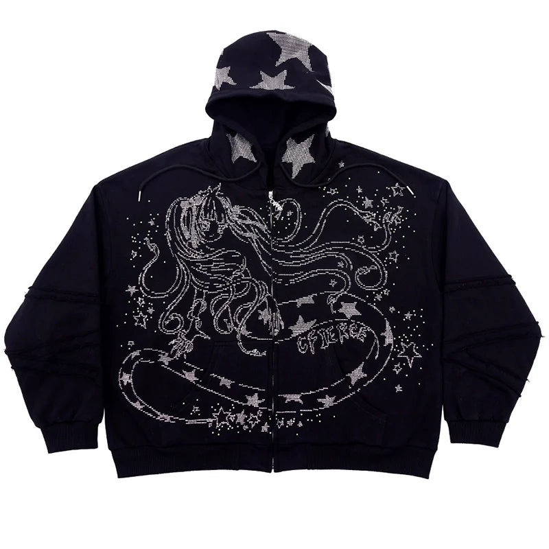 Snake Year Glitter Hoodie