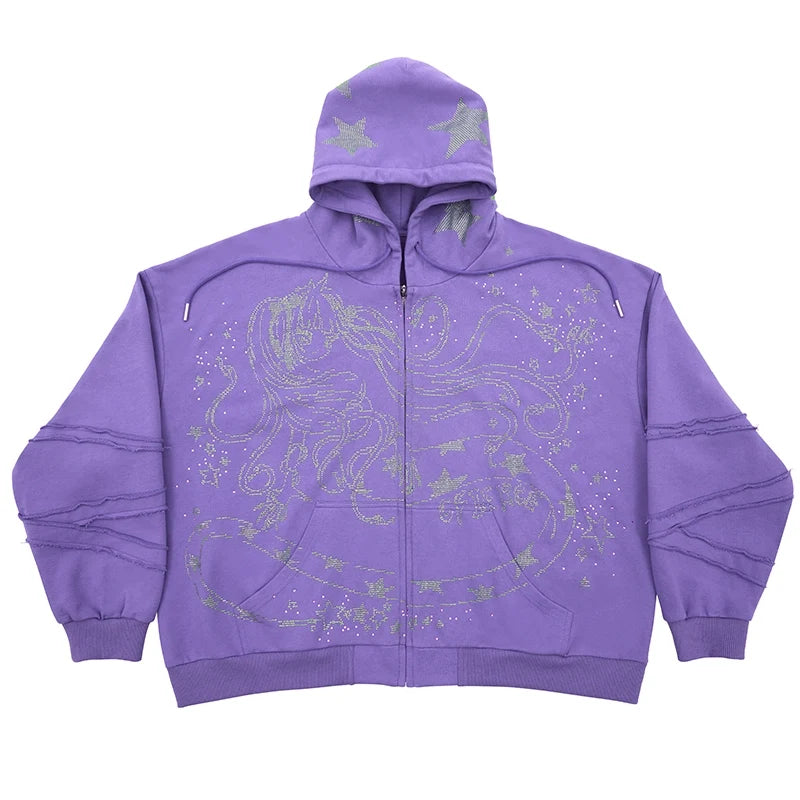 Snake Year Glitter Hoodie