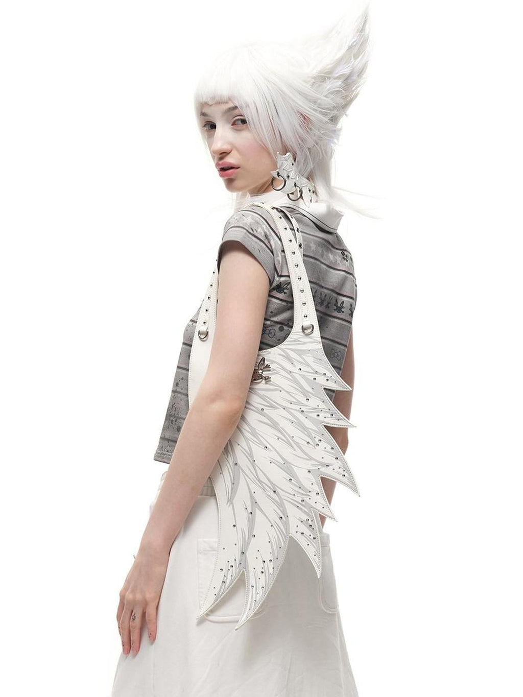Sparkling Angel Wing Underarm Bag