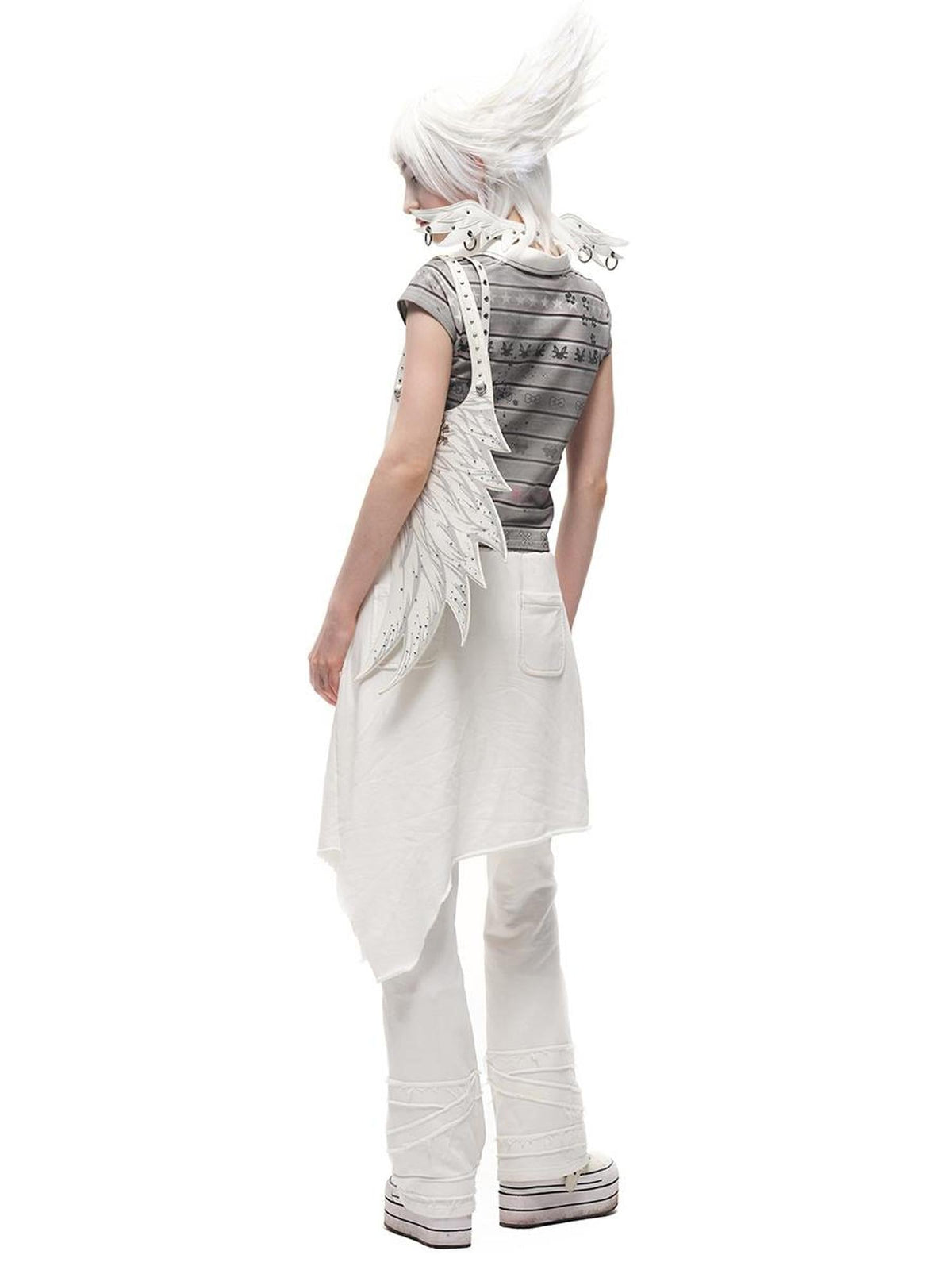 Sparkling Angel Wing Underarm Bag