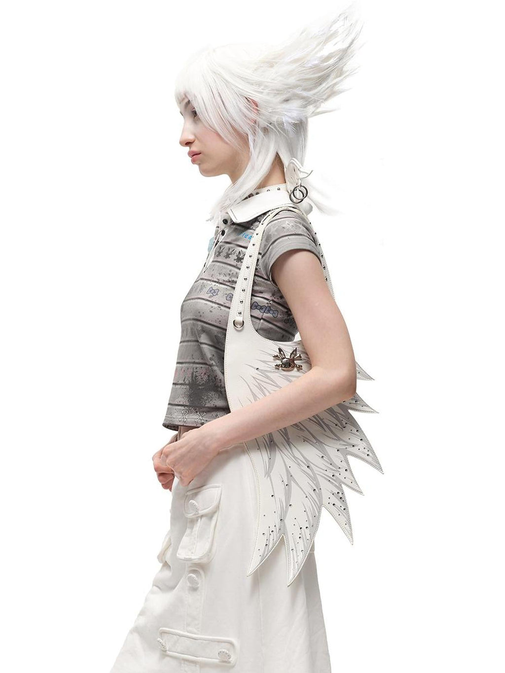 Sparkling Angel Wing Underarm Bag