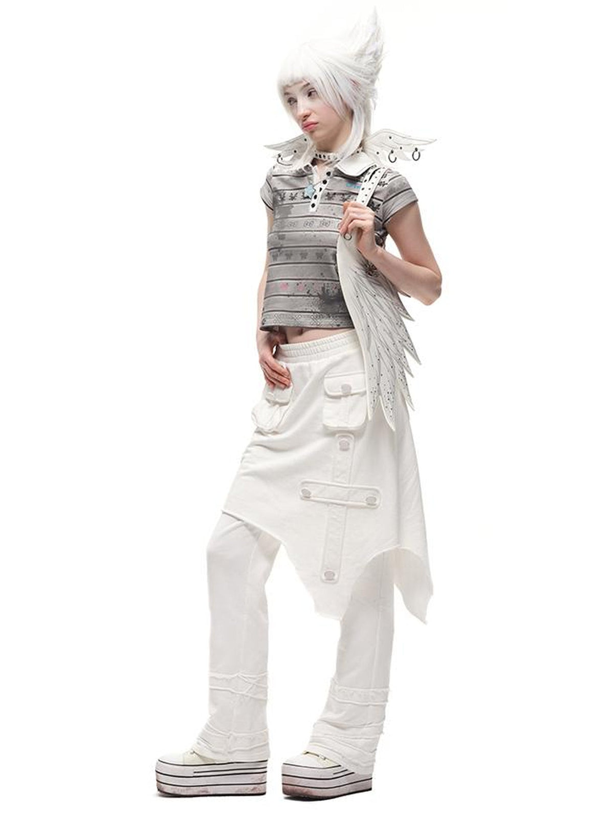 Sparkling Angel Wing Underarm Bag