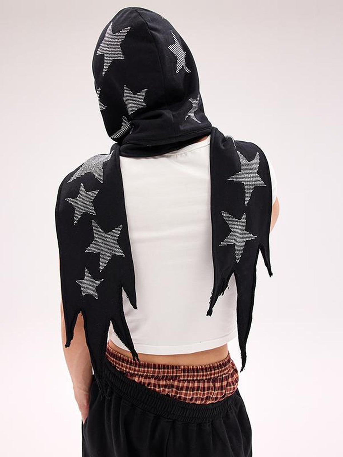 Star Embellished Scarf Hat