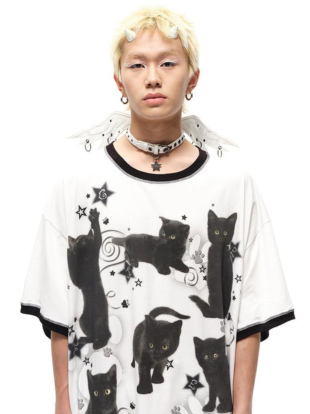 Winged Leather Collar
