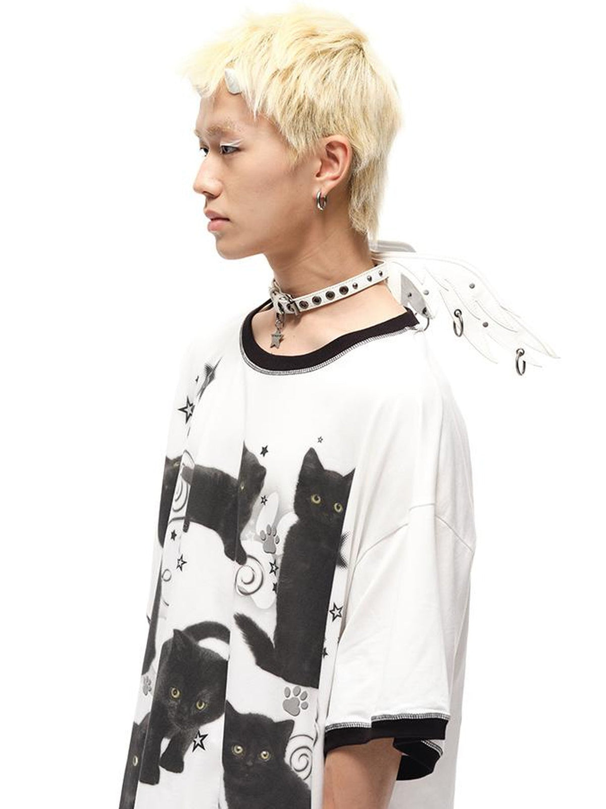 Winged Leather Collar