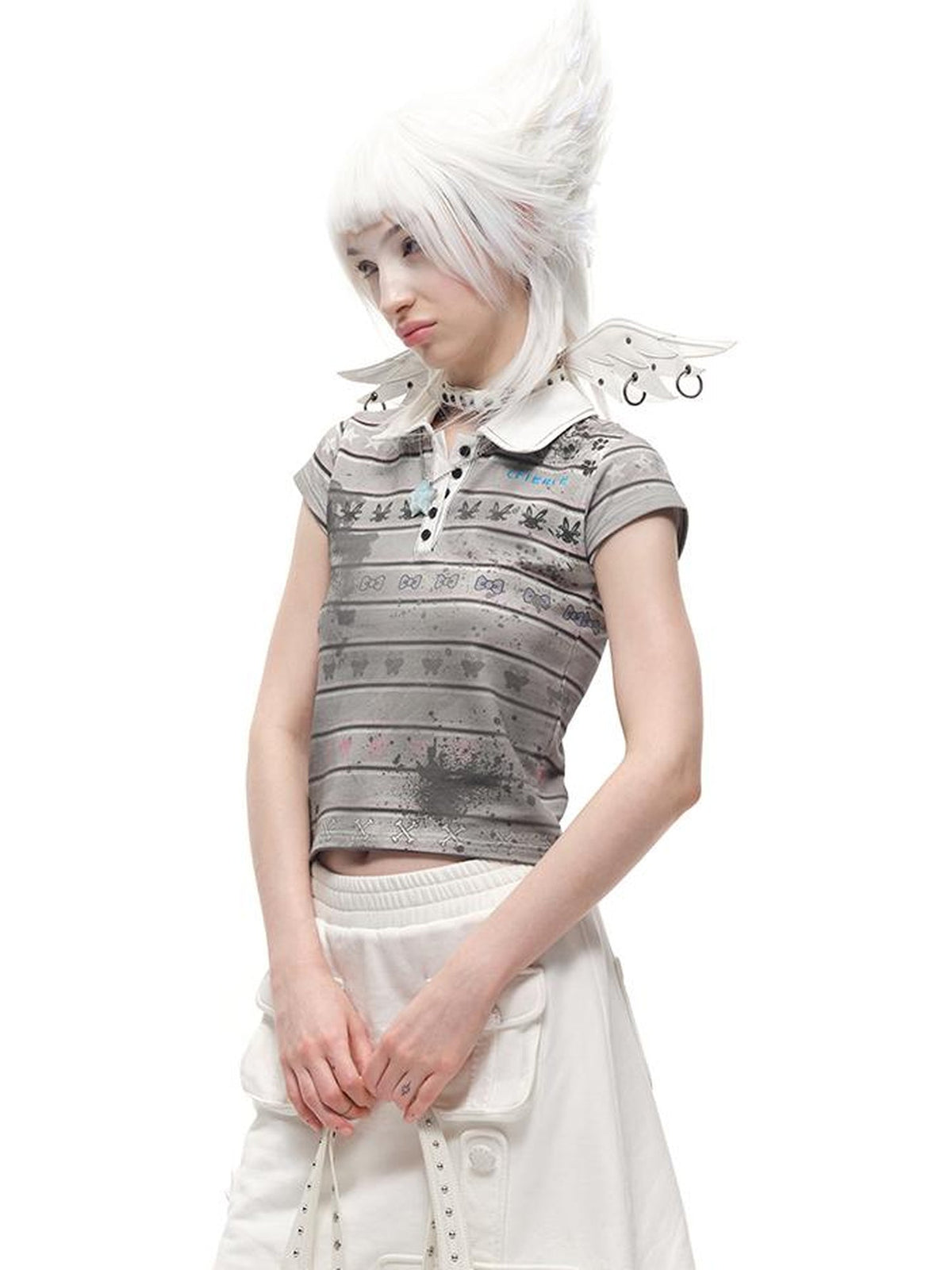 Winged Leather Collar