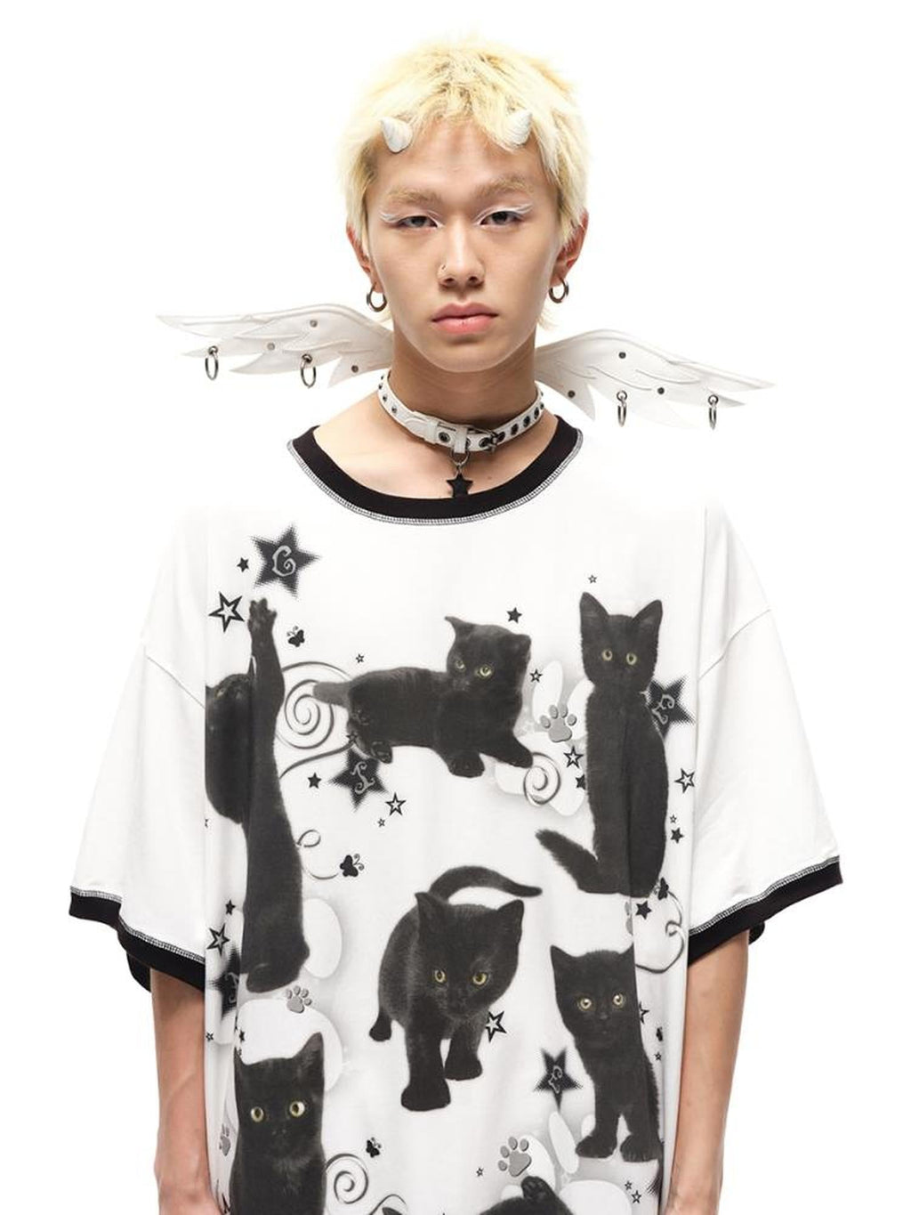 Winged Leather Collar