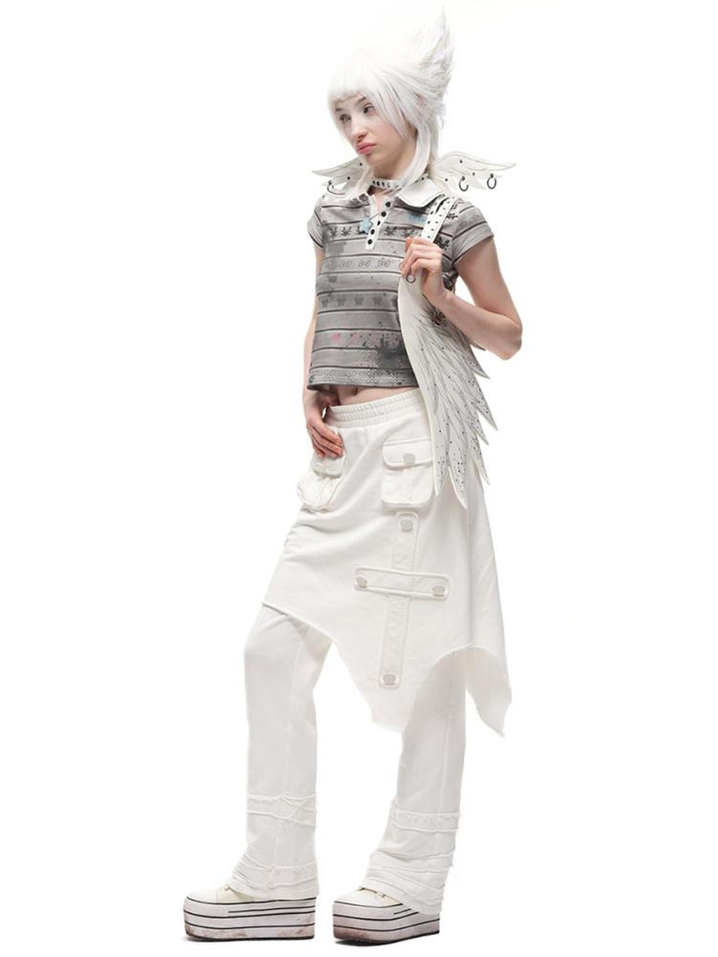 Winged Leather Collar