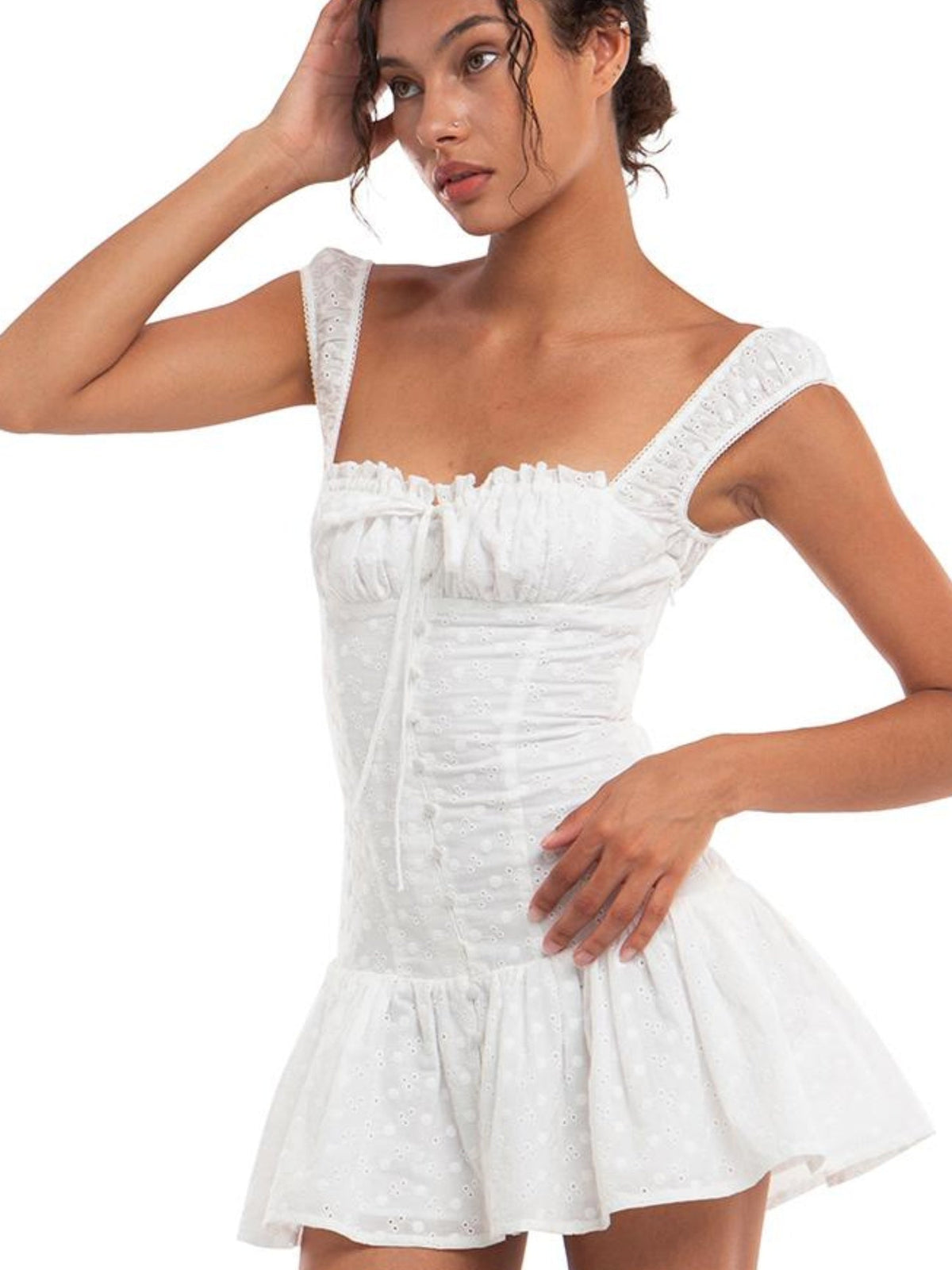 Embroidered Bodycon Waist Sashay Slit Maxi Dresses