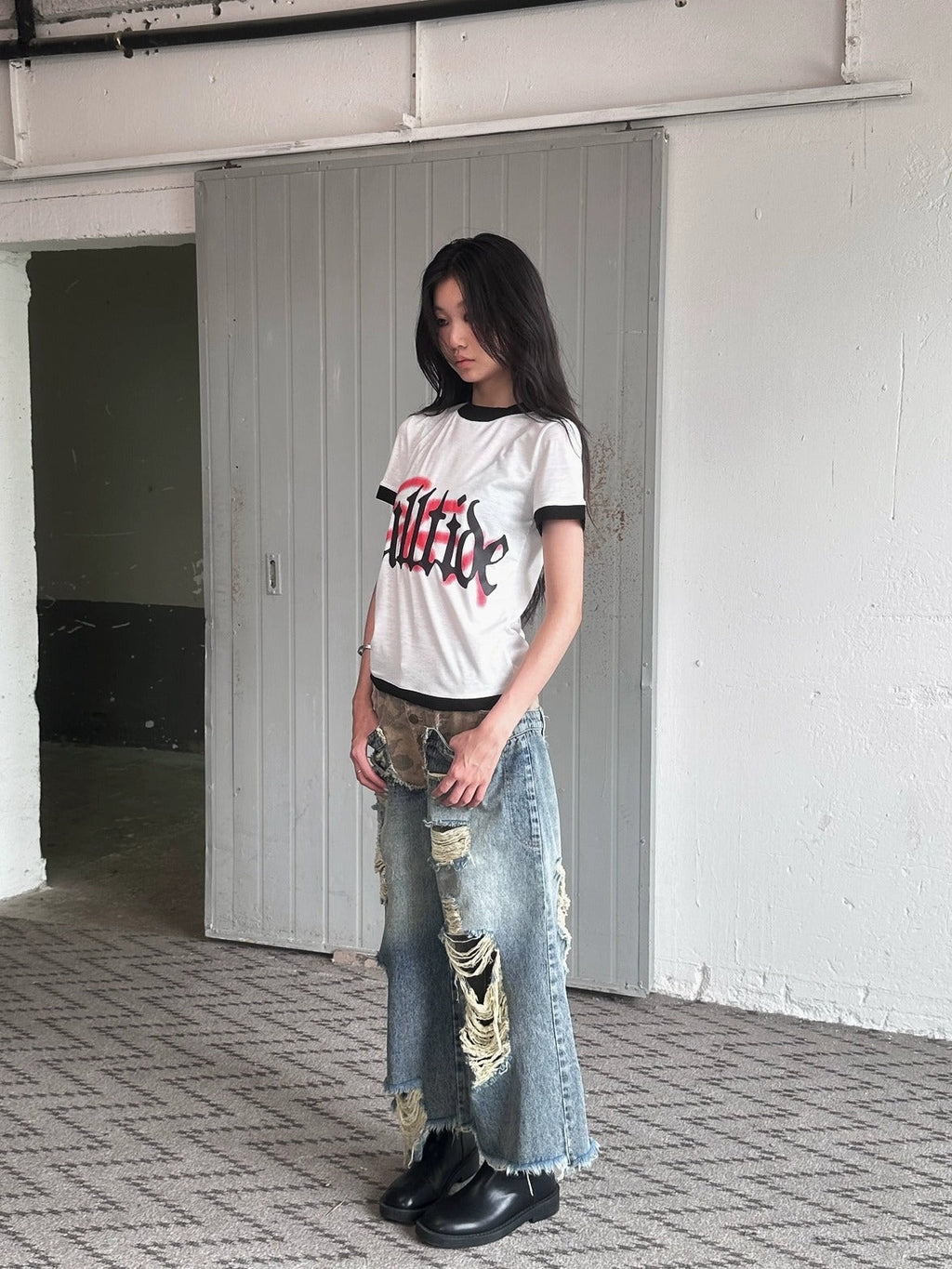 Hot Girl Cropped Round Neck Short Sleeve 100 Percent Cotton Women T-Shirt